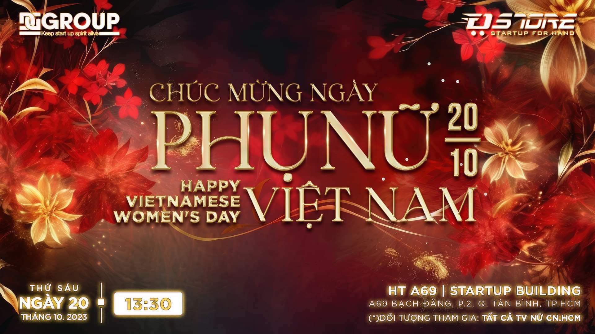 Chúc mừng ngày Phụ Nữ Việt Nam cùng đội ngũ nhân sự Nữ của Doanh nghiệp